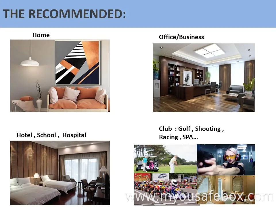 Patented Panel Fireproof Anti-Theft Safe From The Factory